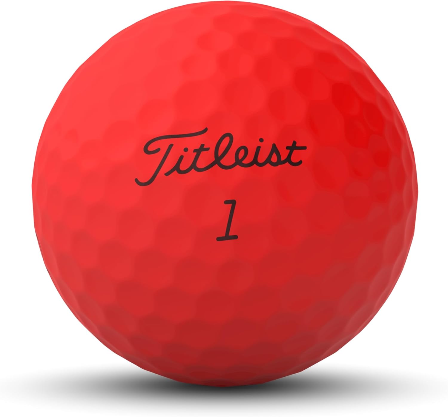 Titleist TruFeel Golf Balls Matte Red – Soft Feel & Long Distance