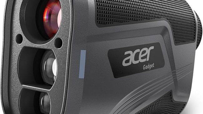 Acer Gadget Golf Rangefinder with Slope – 6X Magnification, Flag Lock, Rechargeable
