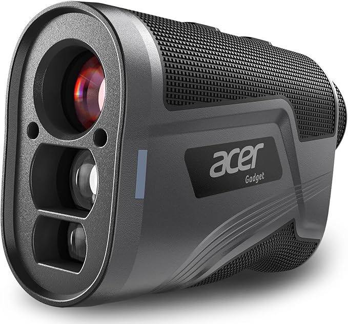 Acer Gadget Golf Rangefinder with Slope – 6X Magnification, Flag Lock, Rechargeable
