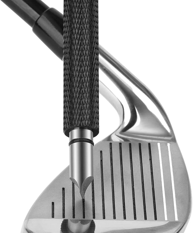 Bulex Golf Club Groove Sharpener – Re-Grooving Tool & Cleaner for Wedges and Irons