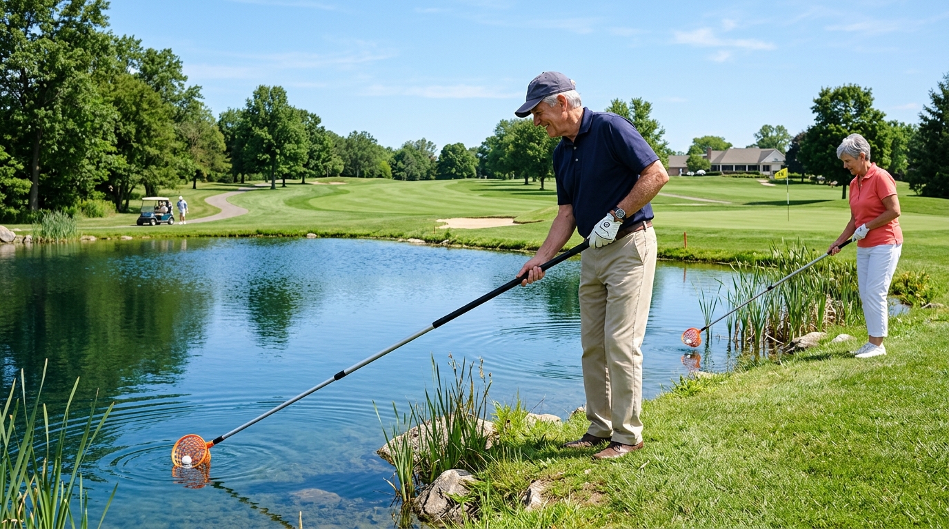 telescopic-golf-ball-retrievers-seniors-reduce-bending-fatigue