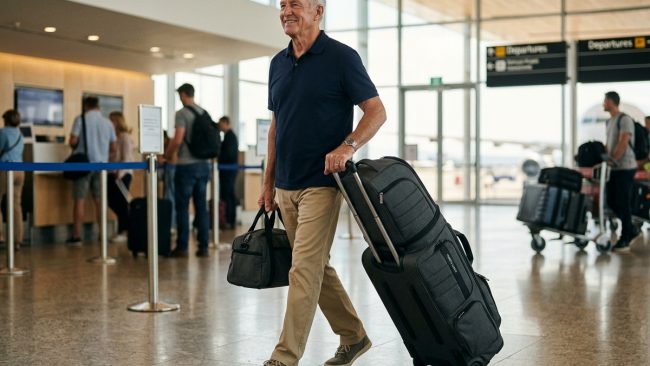 senior-golfer-using-a-safe-and-easy-travel-bag-for-golf-clubs