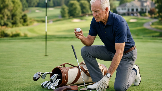 senior-low-handicap-golfer-testing-high-performance-golf-balls-for-better-control